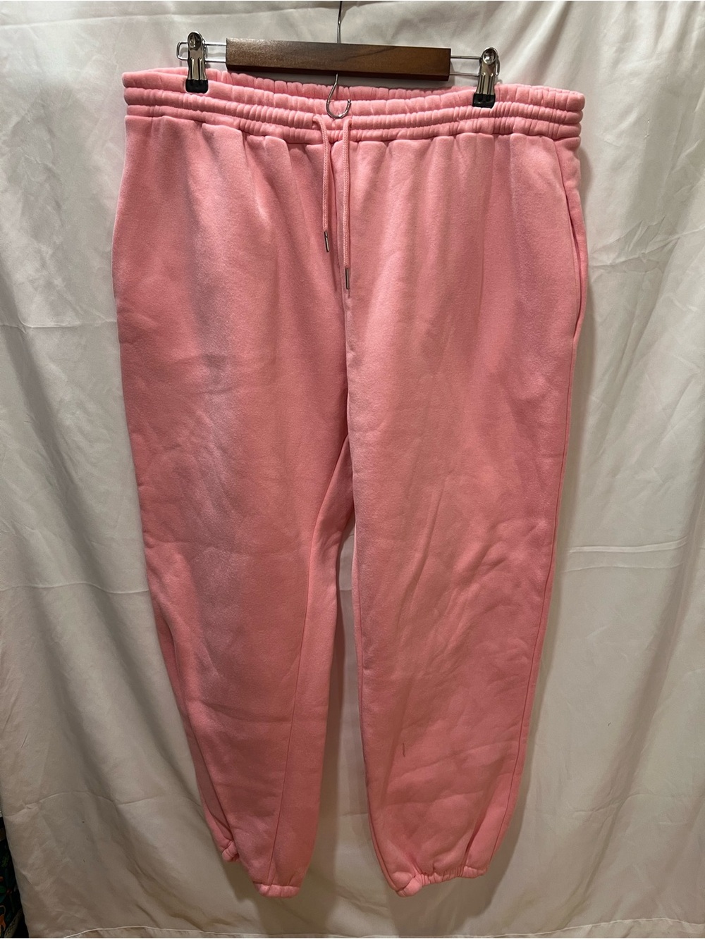 Cozy Pink Fleece Sweat Pants for Women